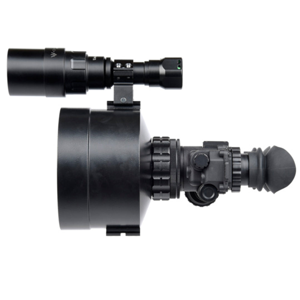 Binocular nocturno AGM Foxbat-8X NL1 HR tubo iluminador verde