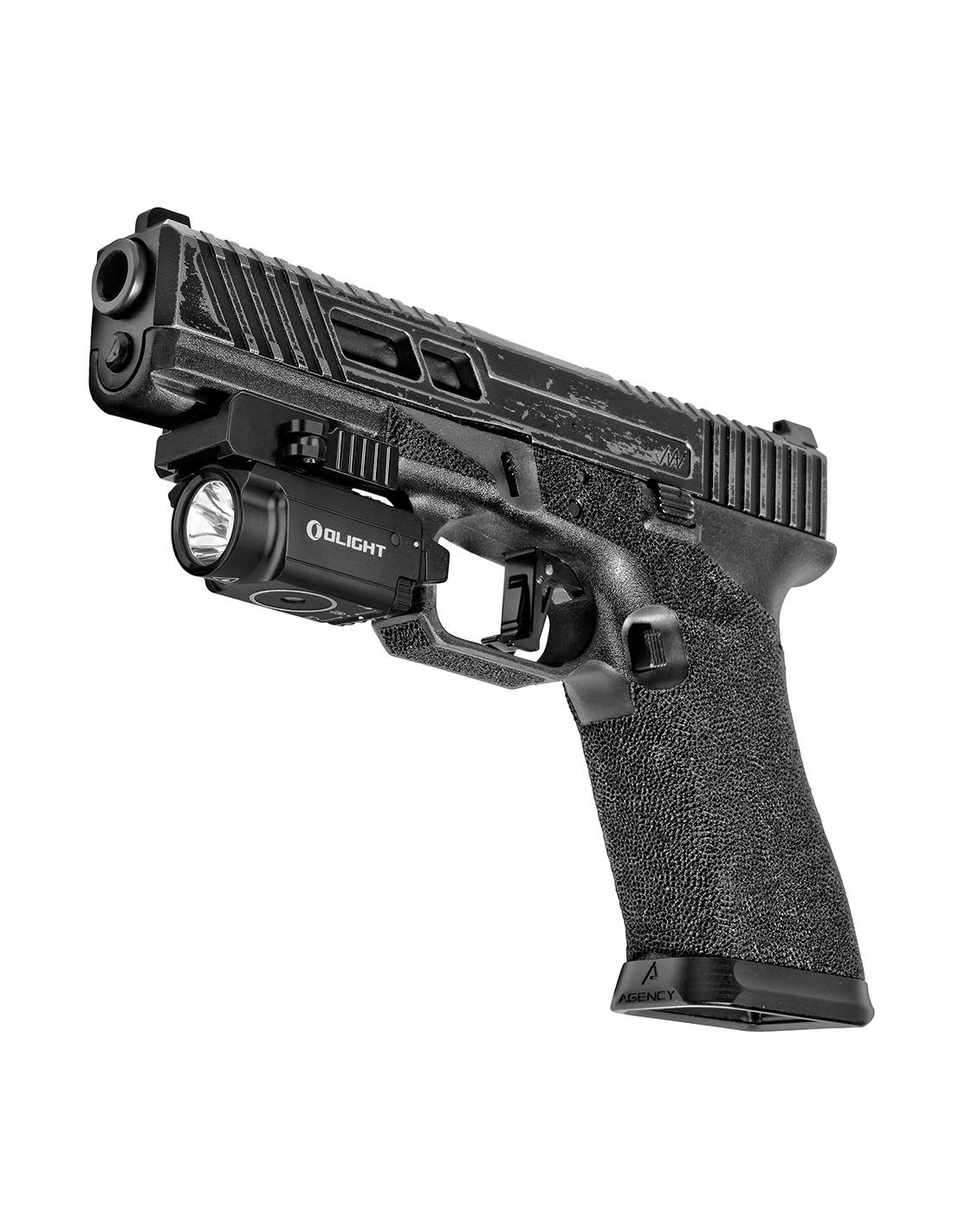 Linterna para arma con láser rojo Baldr RL Mini 600 lum. Olight