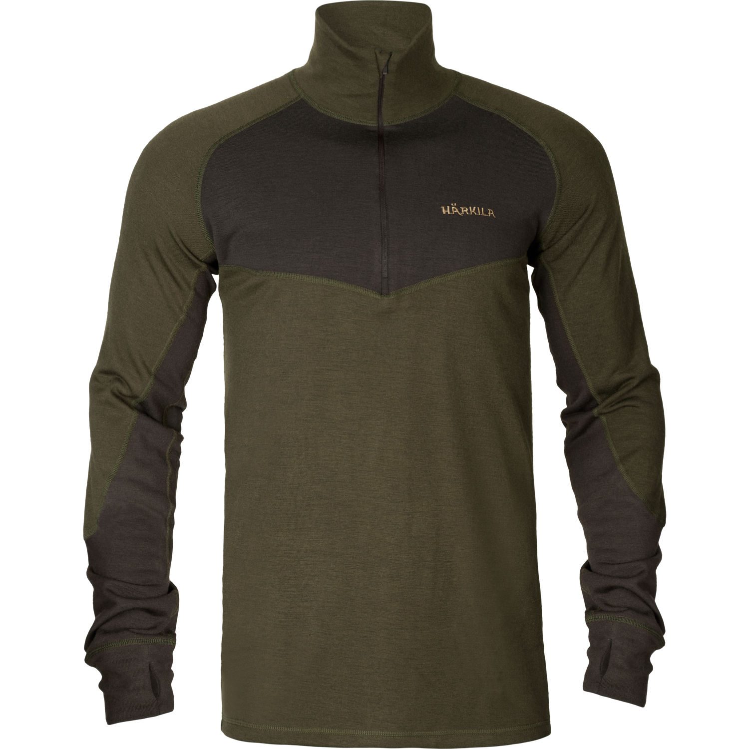 Camiseta interior HÄRKILA Base Warm con cremallera