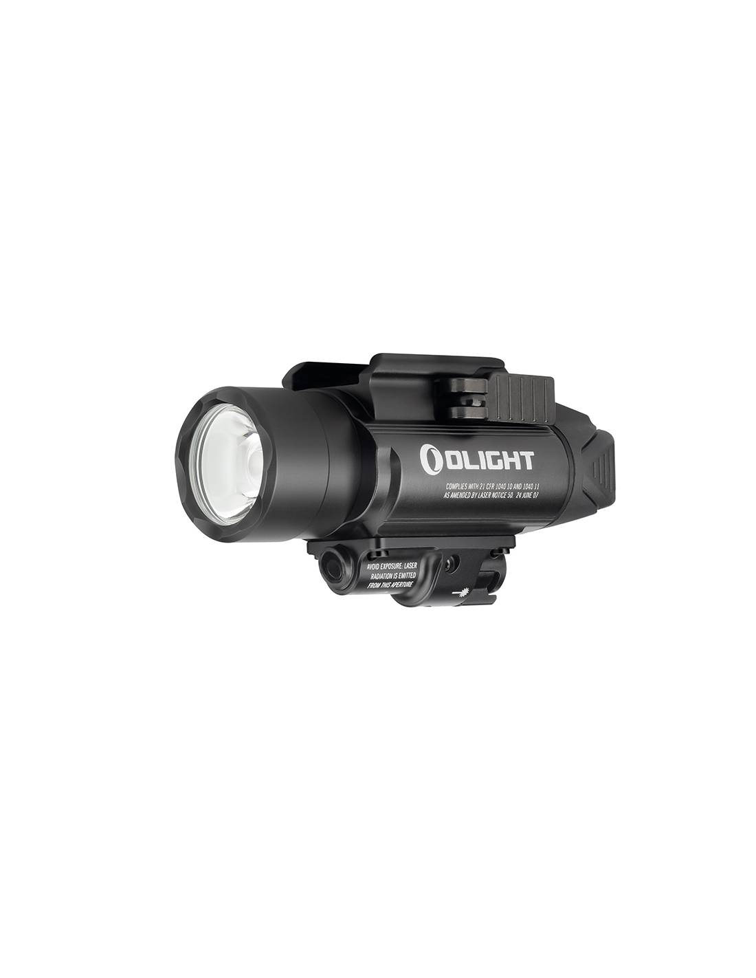 Linterna para arma con puntero verde BALDR PRO Valkyrie 1350 lum. Olight | Color Negro