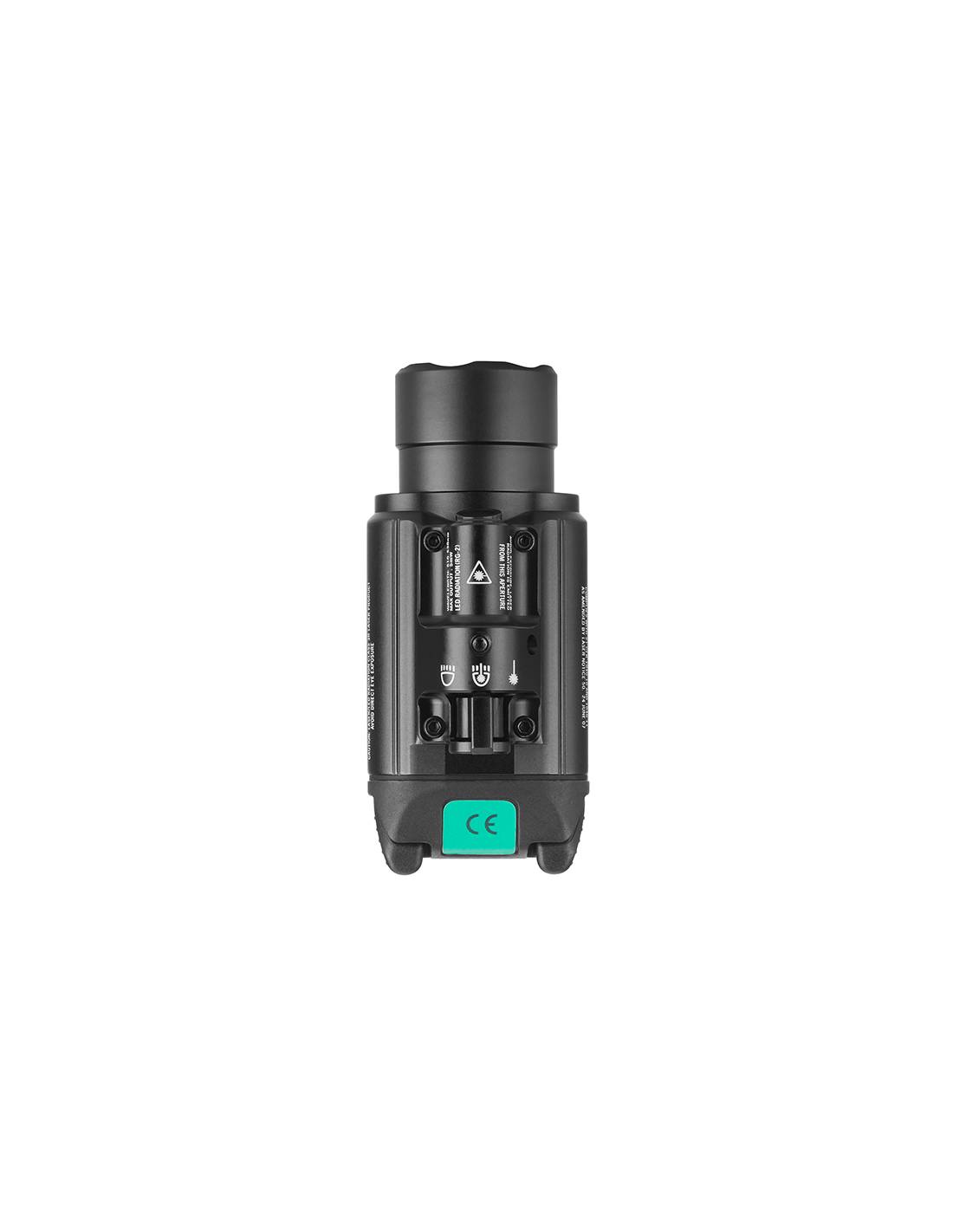 Linterna para arma con puntero verde BALDR PRO Valkyrie 1350 lum. Olight | Color Negro