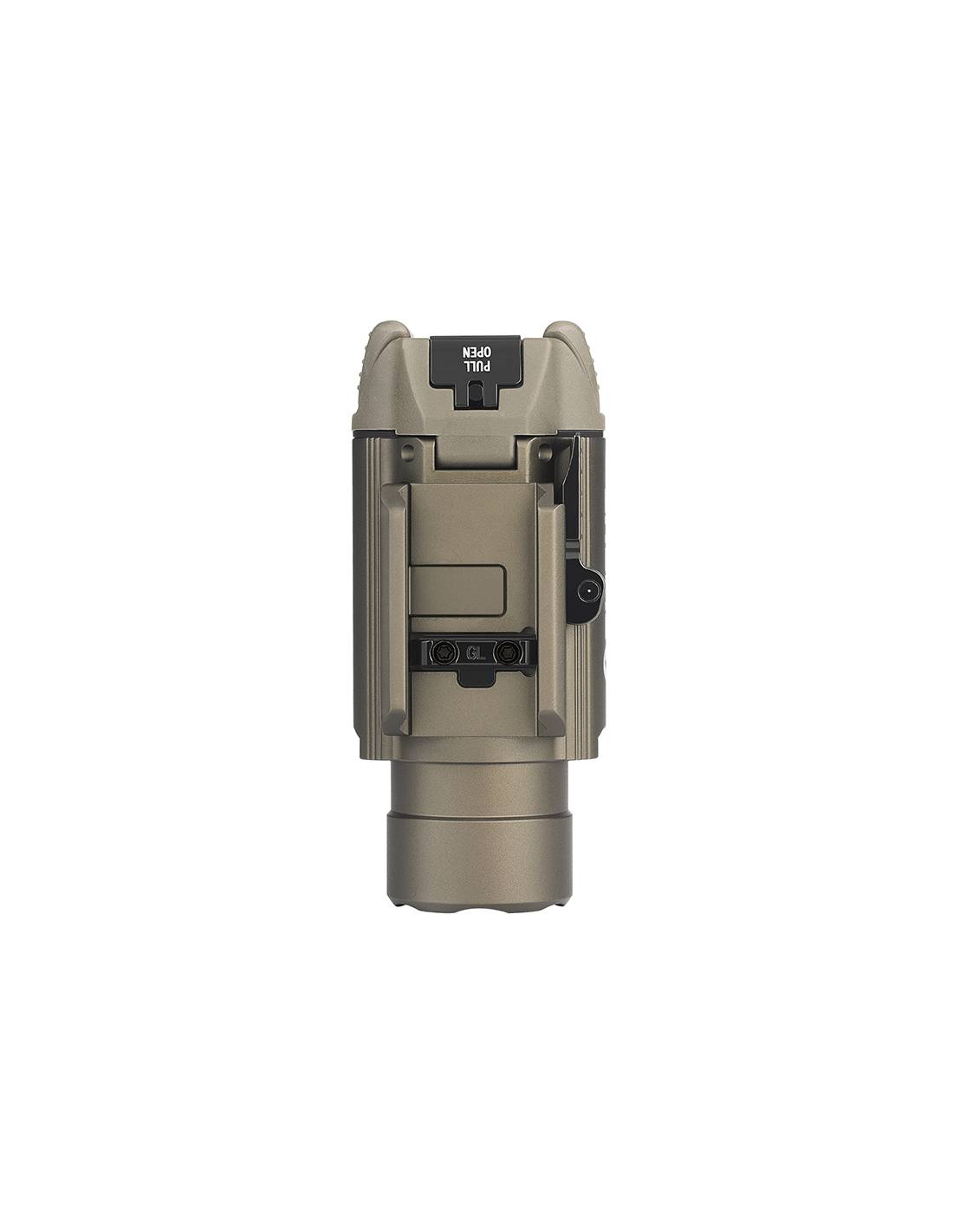 Linterna para arma con puntero rojo Baldr RL 1.120 lum. Olight | Color Desert