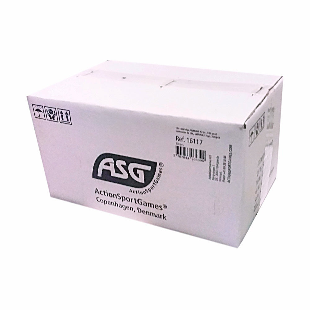 Capsulas ASG Ultrair Co2 12g Caja 500 uds. Alto rendimiento Taiwan