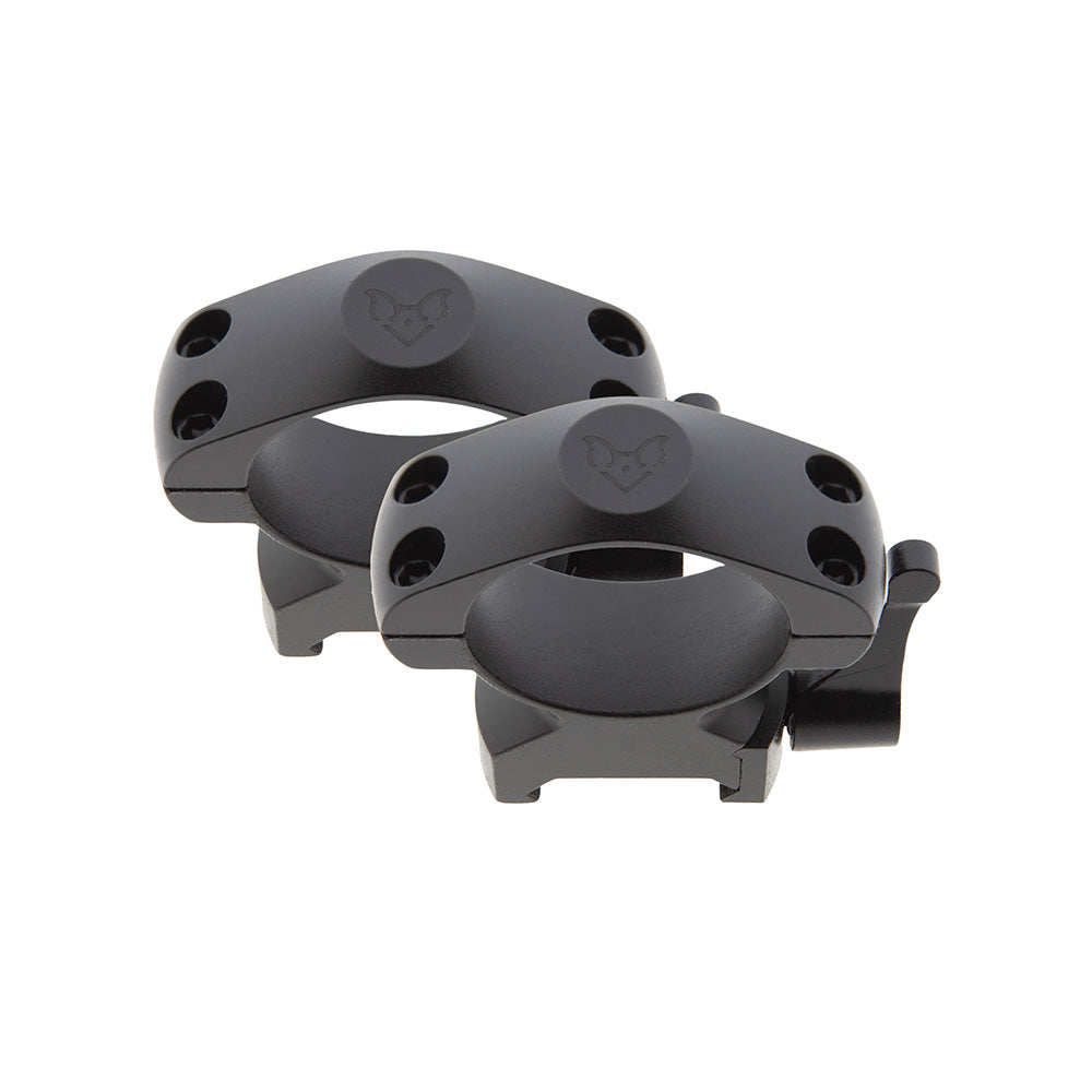 Anillas desmontables de acero 4 tornillos 30mm Weaver y Picatinny B-Vision