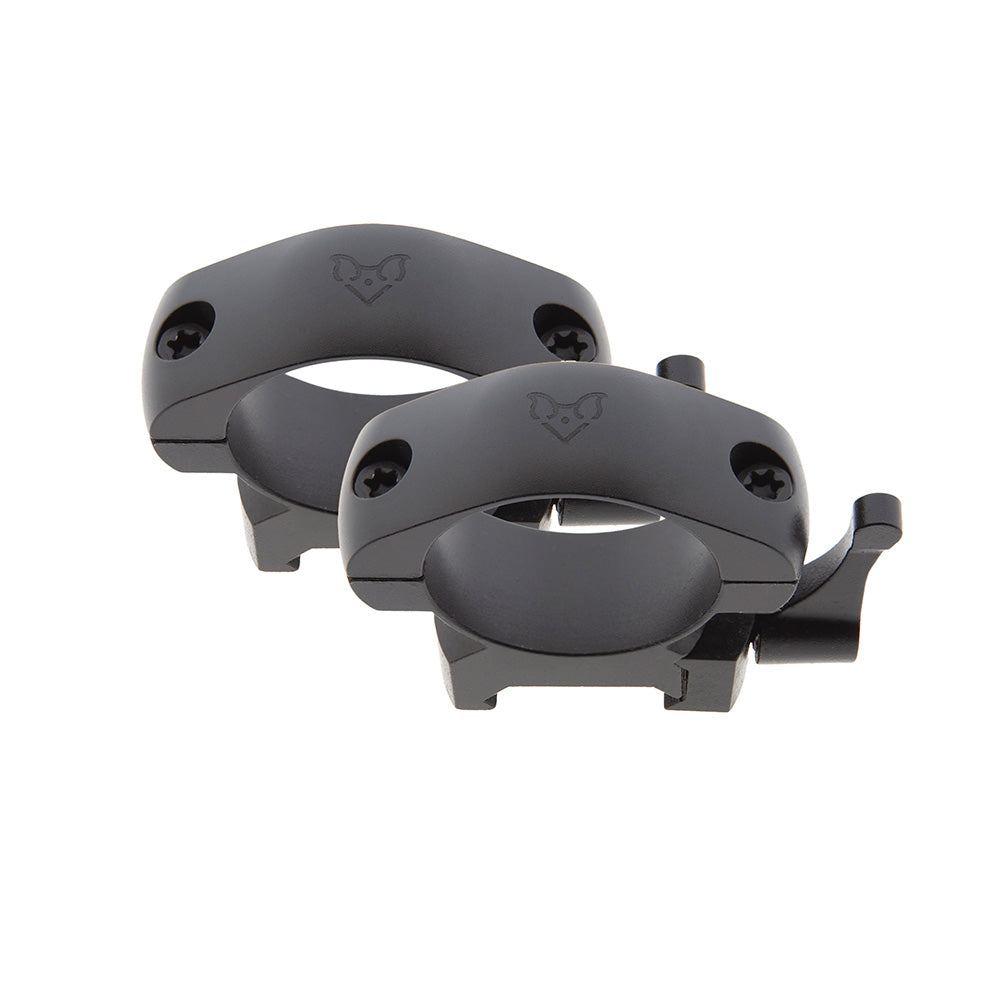 Anillas desmontables de acero 2 tornillos 1″ (25,4 mm) Weaver y Picatinny B-Vision