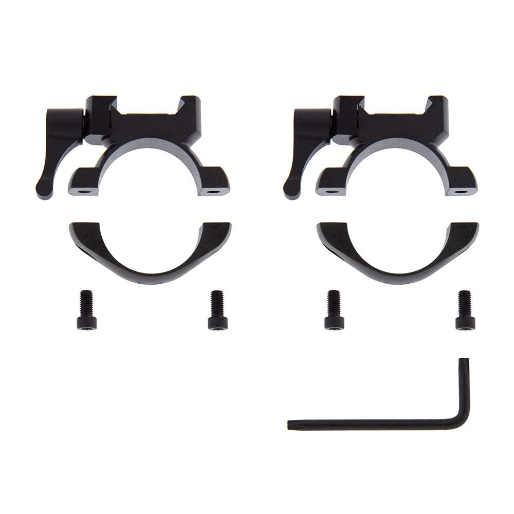 Anillas desmontables de acero 2 tornillos 30mm Weaver y Picatinny B-Vision