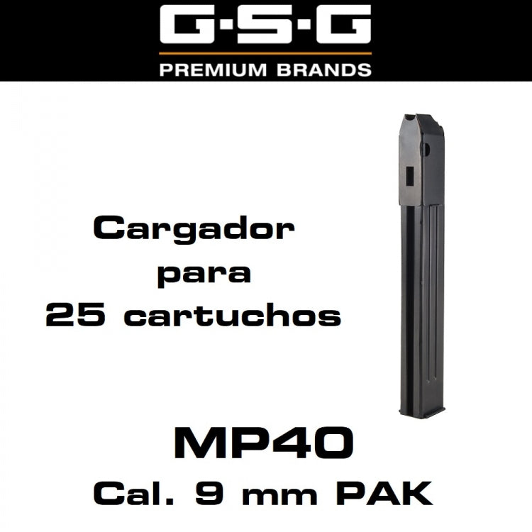 Cargador GSG MP40 9 mm P.A.K.