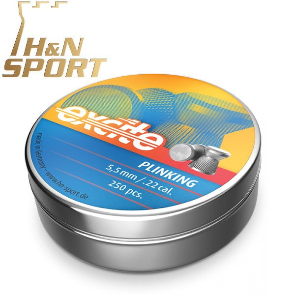 Balines H&N Excite Plinking cal. 5,50 mm. Lata 250 uds. de 0,83 g.