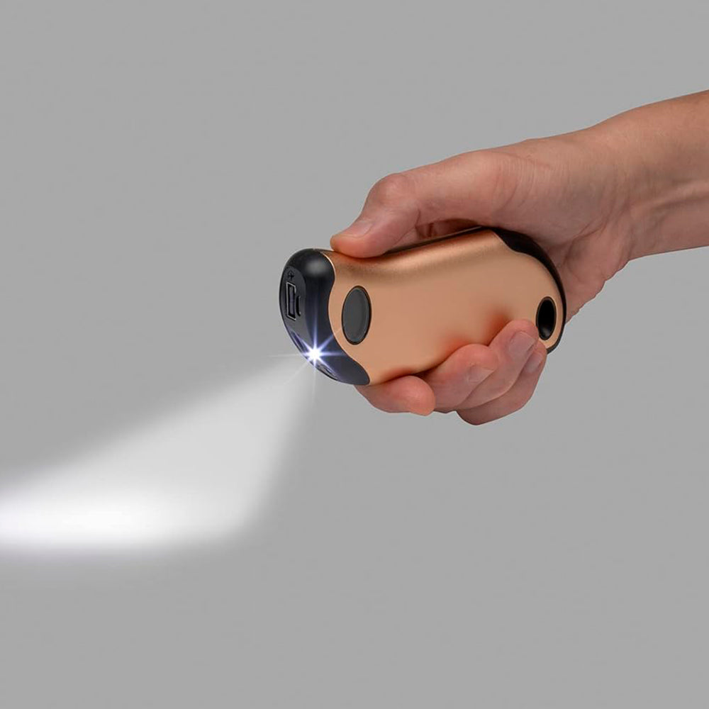 Calentador de manos electrónico con linterna LED Heatbank 9S Plus Gold Zippo