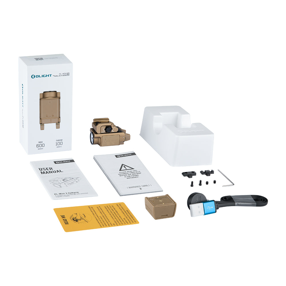 Linterna OLIGHT PL.Mini 3 Valkyrie 600 lm. LED para arma compacta