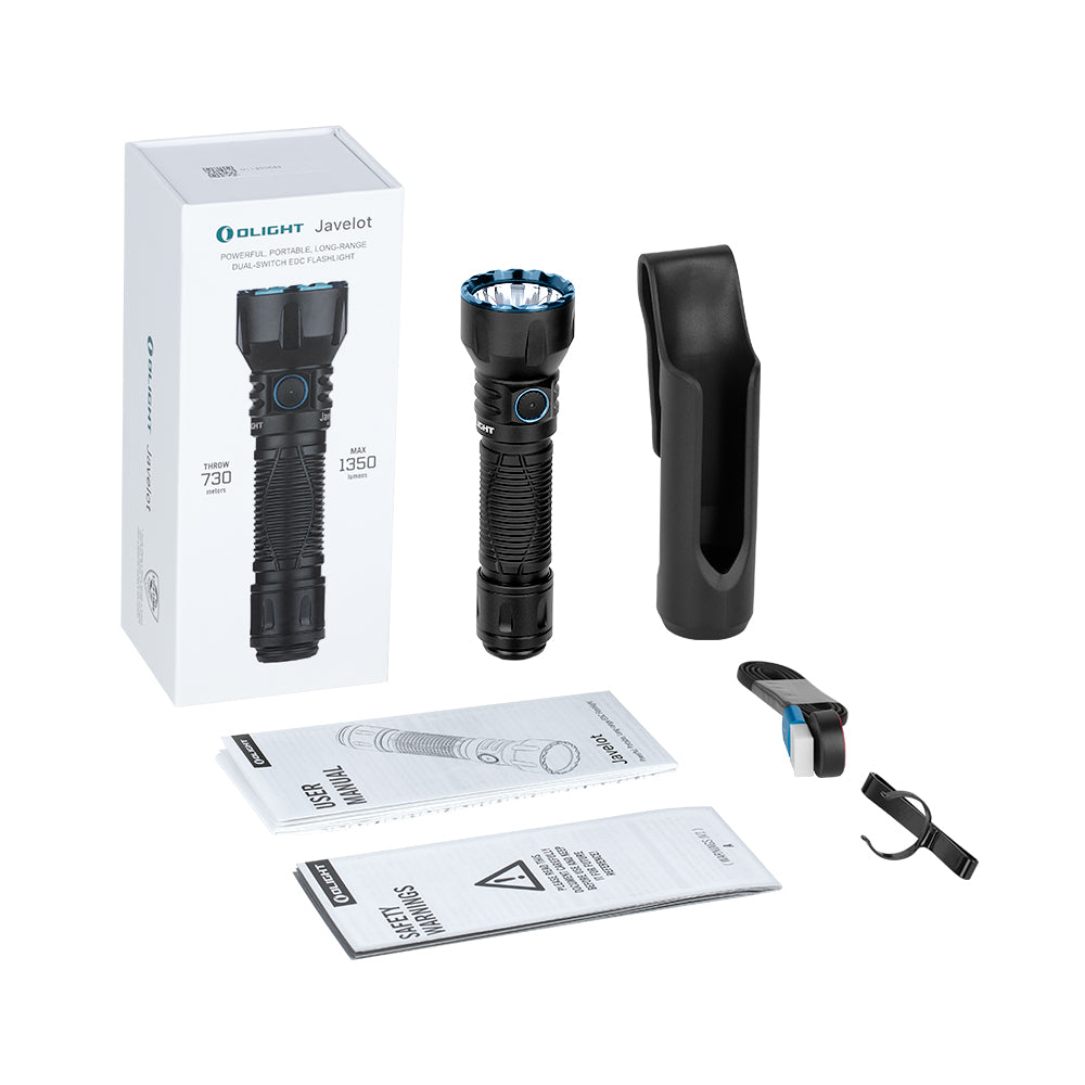 Linterna LED recargable Javelot 1.350 lúmenes Olight