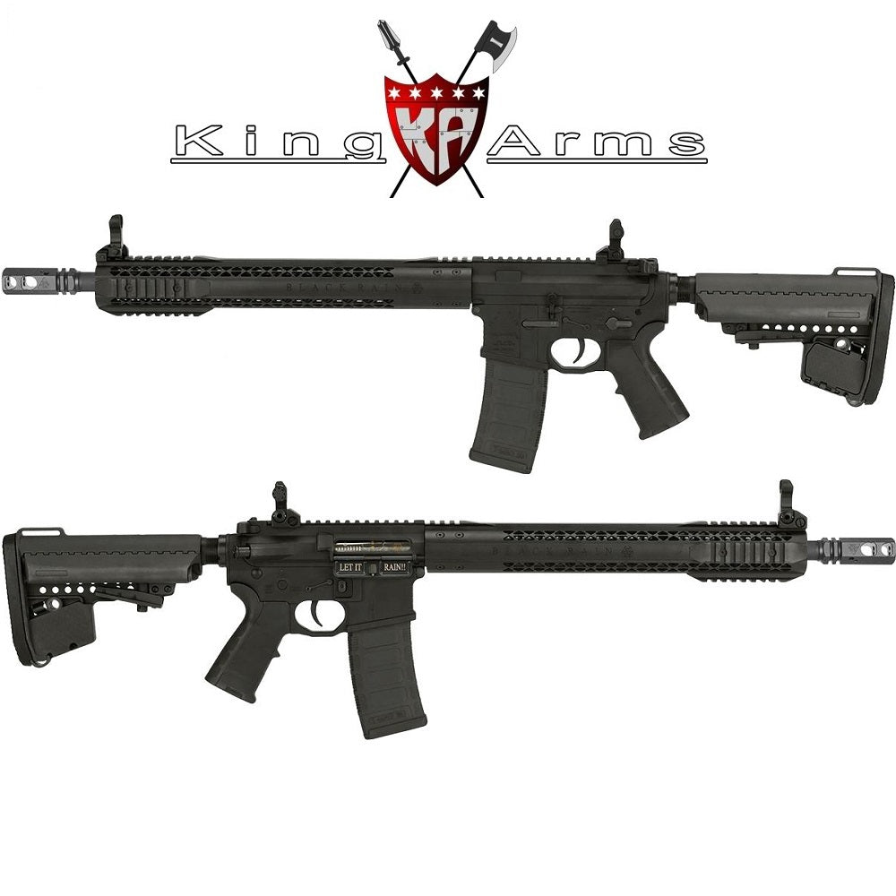 Subfusil King Arms Black Rain Ordance- Rifle Negro AEG - 6mm