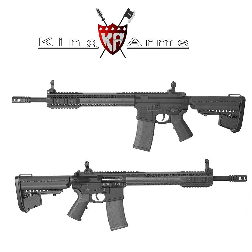 Subfusil King Arms Black Rain Ordance- Carabine Negro AEG - 6mm