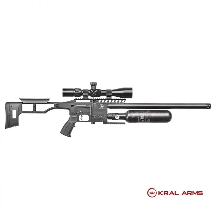 Carabina PCP KRAL Puncher Shadow F Carbono - Cal. 5,50 mm - 24 Julios