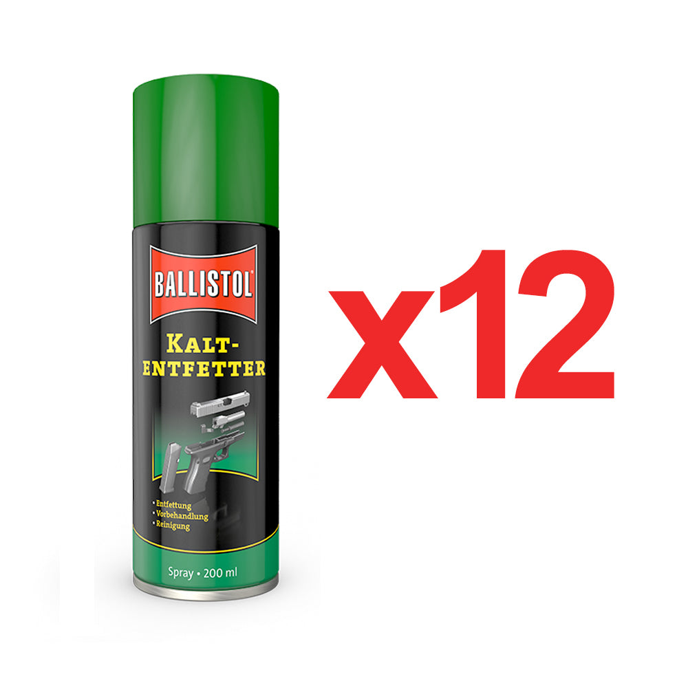 Robla Cold Degreaser - Desengrasante Spray 200 ml de Ballistol en caja de 6 uds.