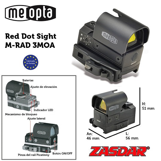Meopta - Mira Electrónica MEORED T-MINI