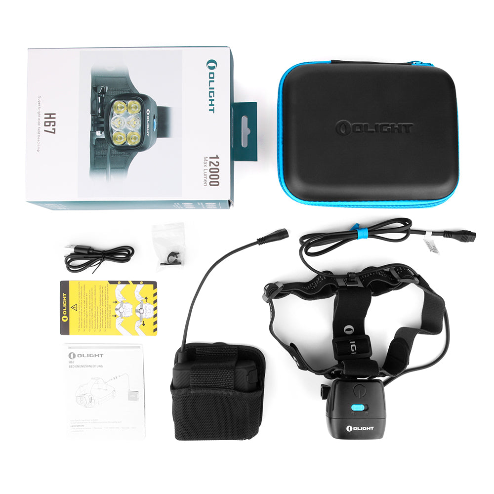 Linterna frontal OLIGHT H67 XXL 12000 lm.