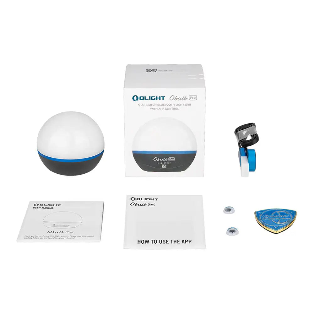 Luz LED portátil con control remoto bluetooth Obulb Pro Olight