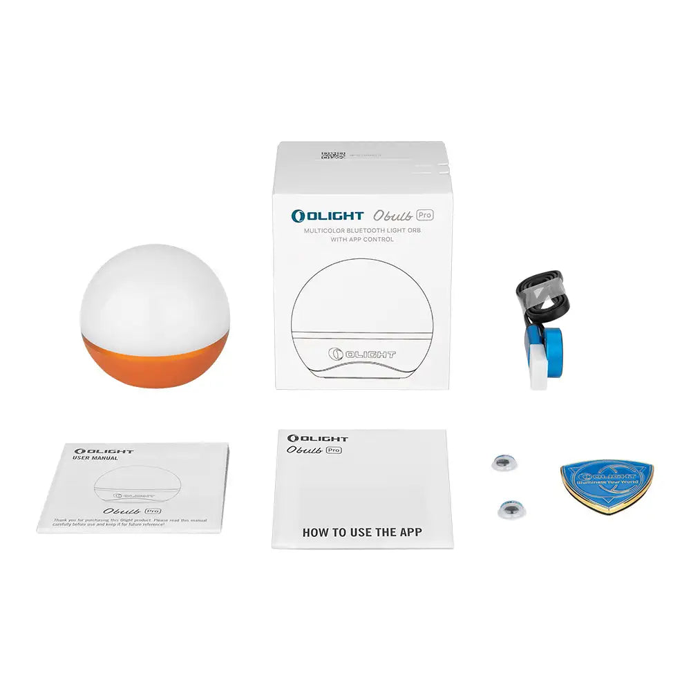 Luz LED portátil con control remoto bluetooth Obulb Pro Olight