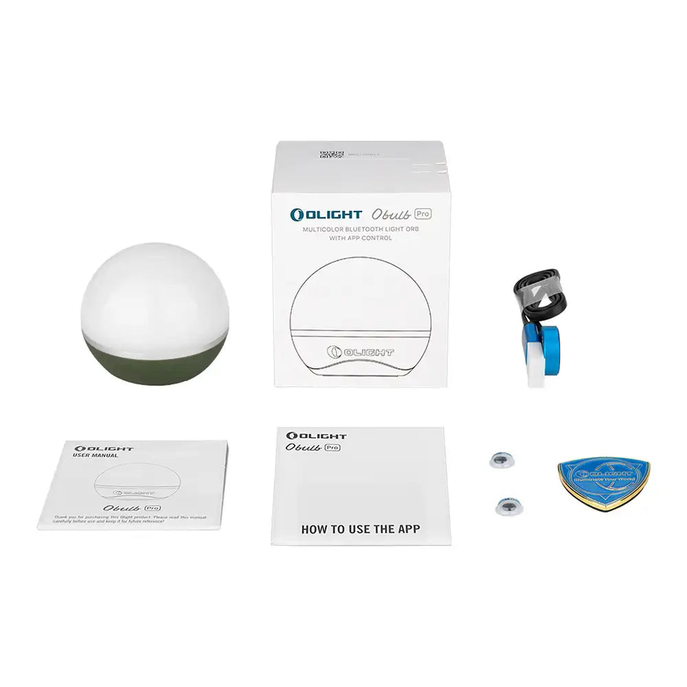 Luz LED portátil con control remoto bluetooth Obulb Pro Olight