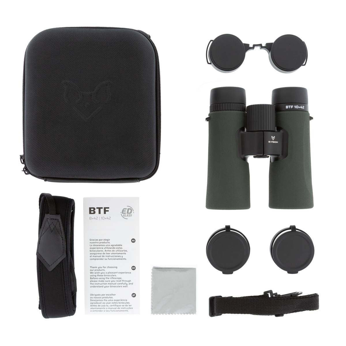 Prismáticos B-Vision BTF 10×42 ED