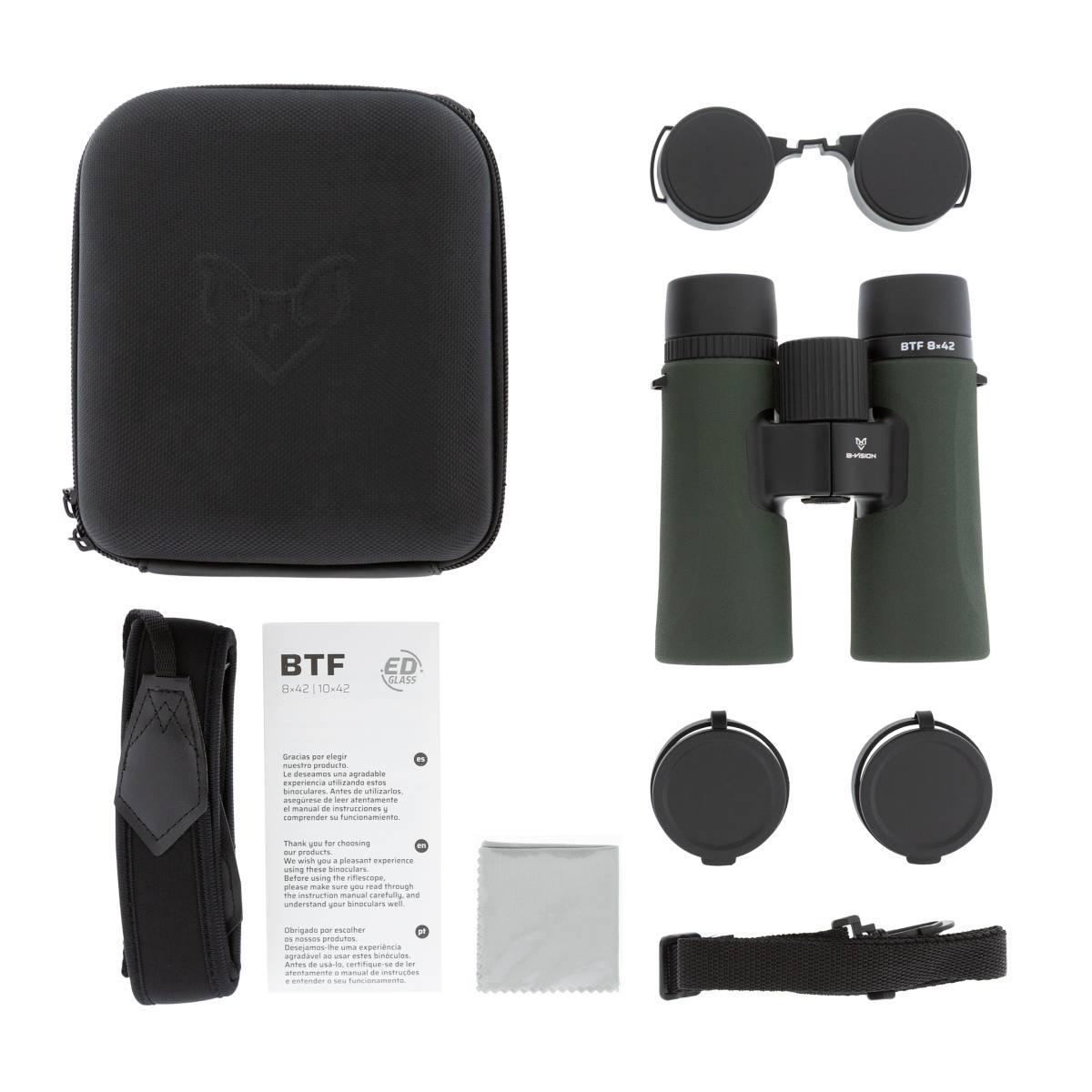 Prismáticos B-Vision BTF 8×42 ED