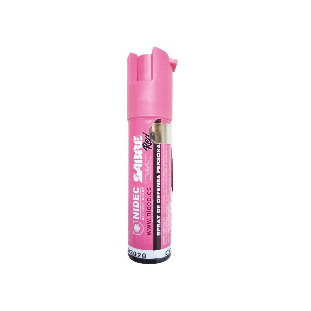 Spray Defensa Sabre Red Rosa con chorro balistico (Venta Exclusiva Armerias)