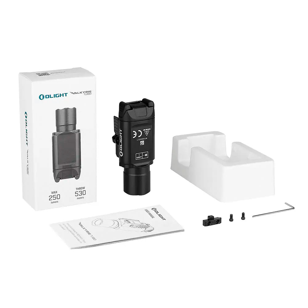Linterna OLIGHT Valkyrie Turbo LEP 250 lm. para arma corta