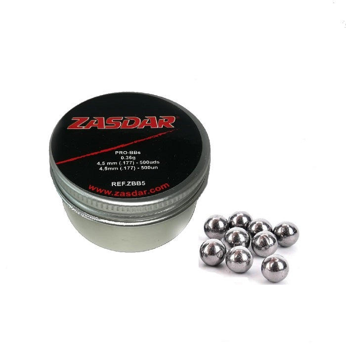 Steel Bbs 4,5 mm. Zasdar lata 500 u.