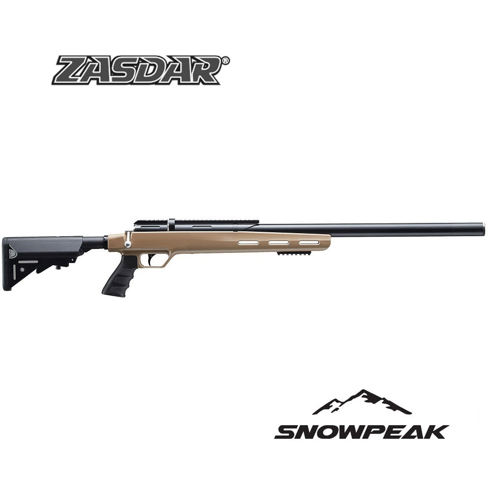 Carabina PCP Snowpeak - Zasdar M30C. Regulador integrado y cal. 5,50 mm. Culata sintética.