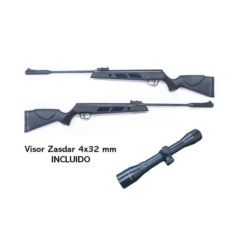 Carabina aire comprimido Snowpeak - Zasdar SR1000S Gas Piston 5,5 mm con Visor 4x32