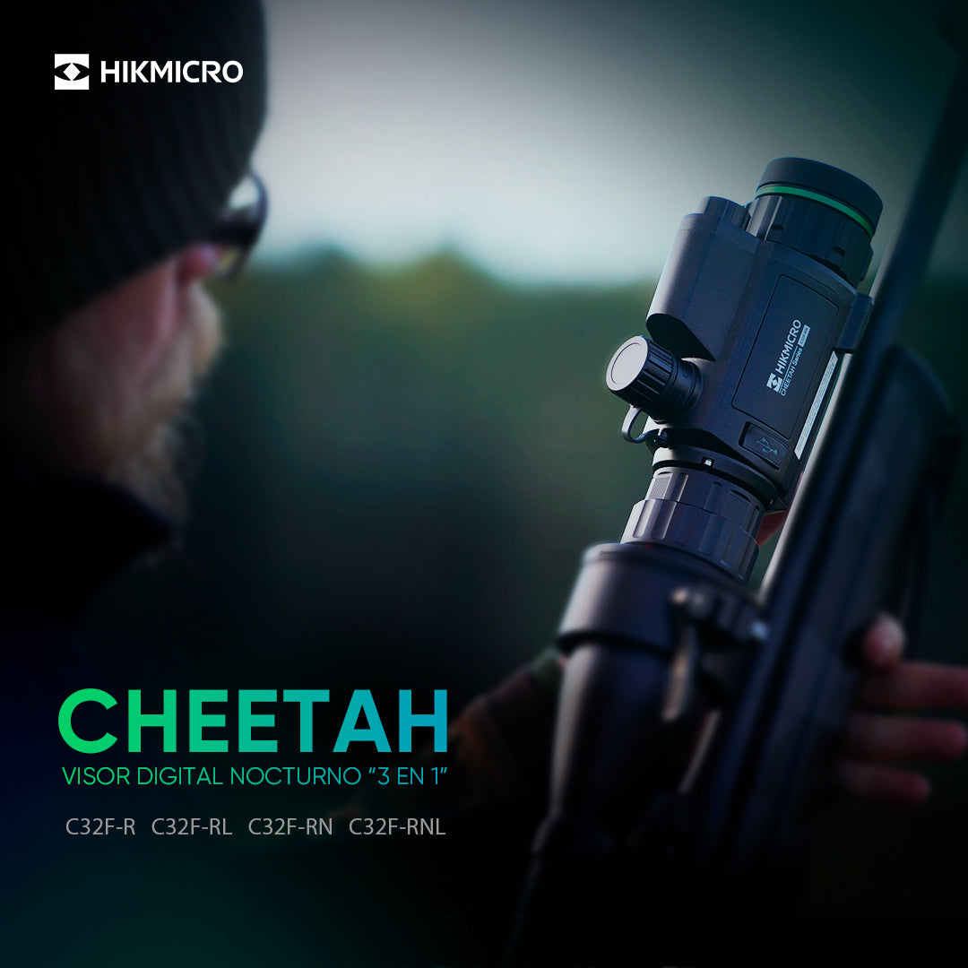 Visor nocturno digital Cheetah C32F-SNL con telémetro y emisor IR 940 nm HIKMICRO