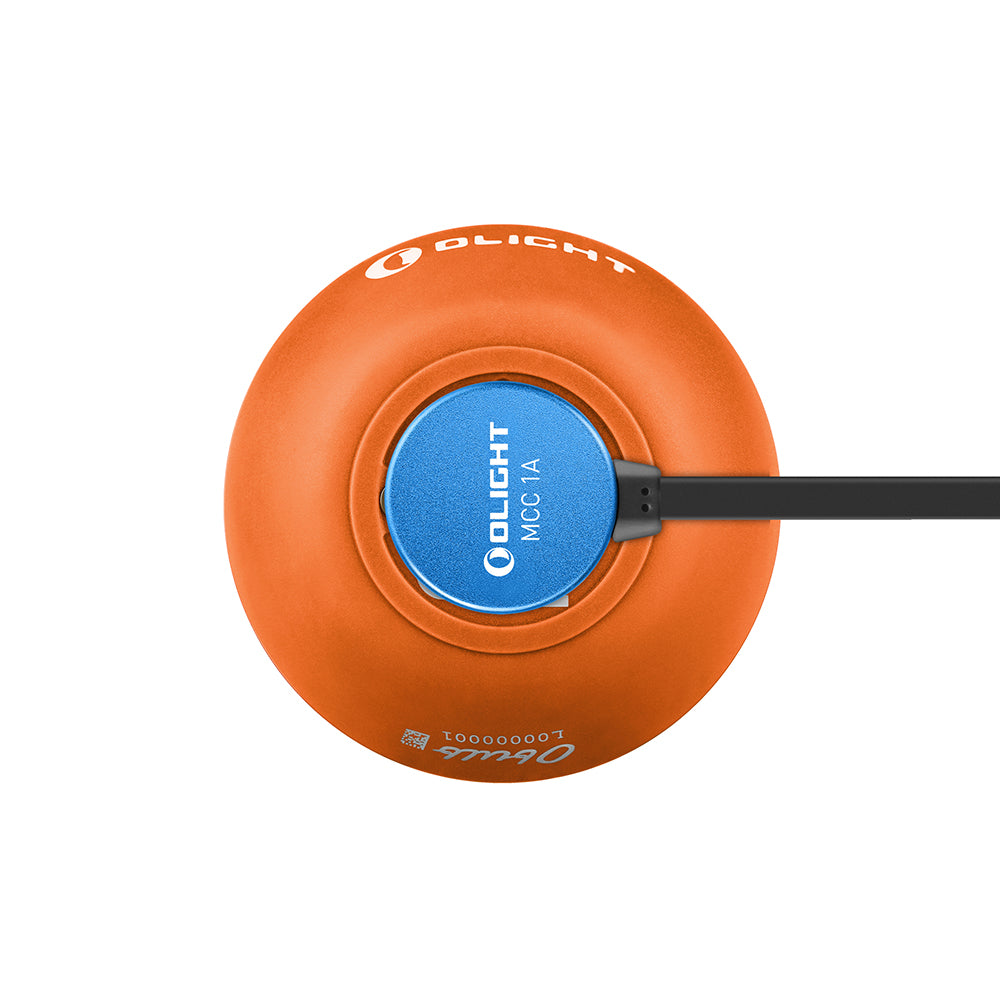 Luz LED portátil Obulb con base magnética Olight