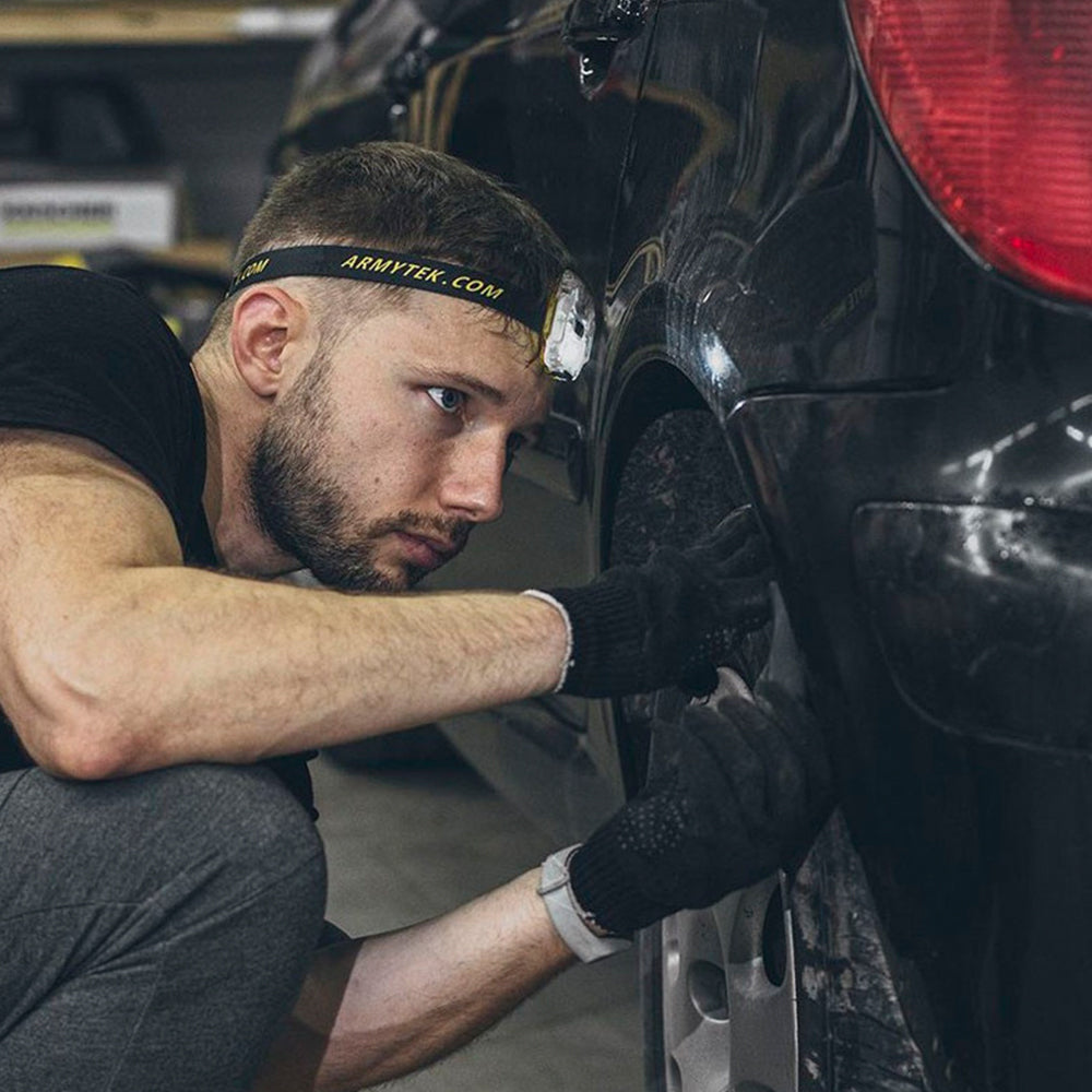 Linterna led ARMYTEK Crystal gris - luz blanca y roja
