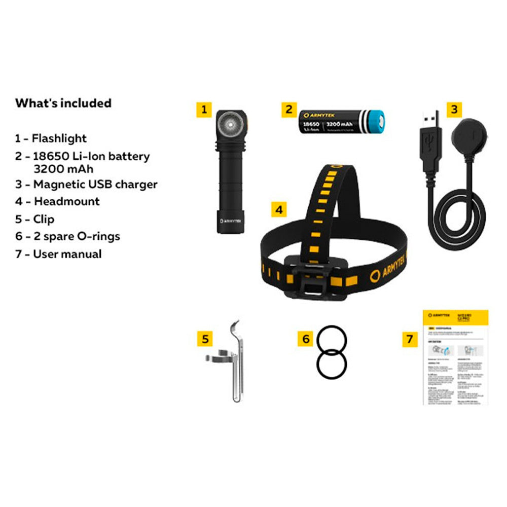 Linterna led ARMYTEK Wizard C2 Magnet USB - luz blanca