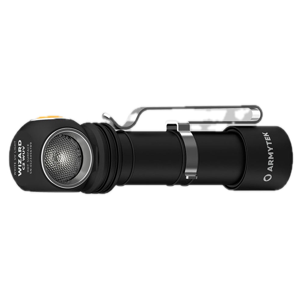 Linterna led ARMYTEK Wizard C2 WUV - luz blanca y ultravioleta