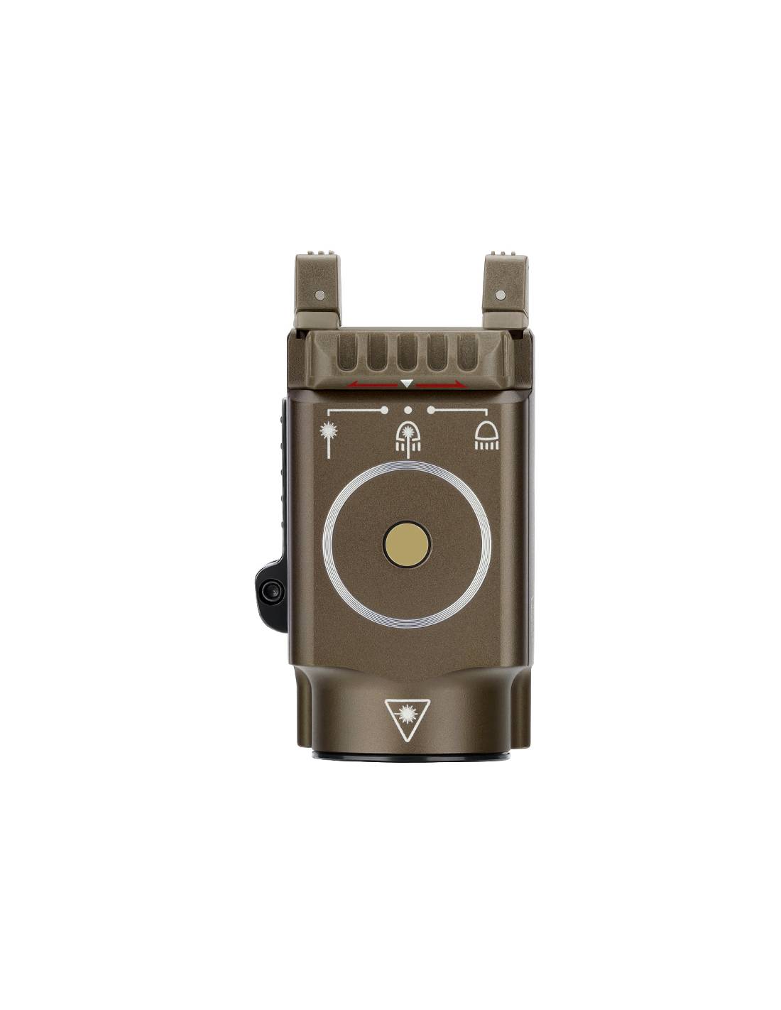 Linterna para arma con láser rojo Baldr RL Mini 600 lum. Olight