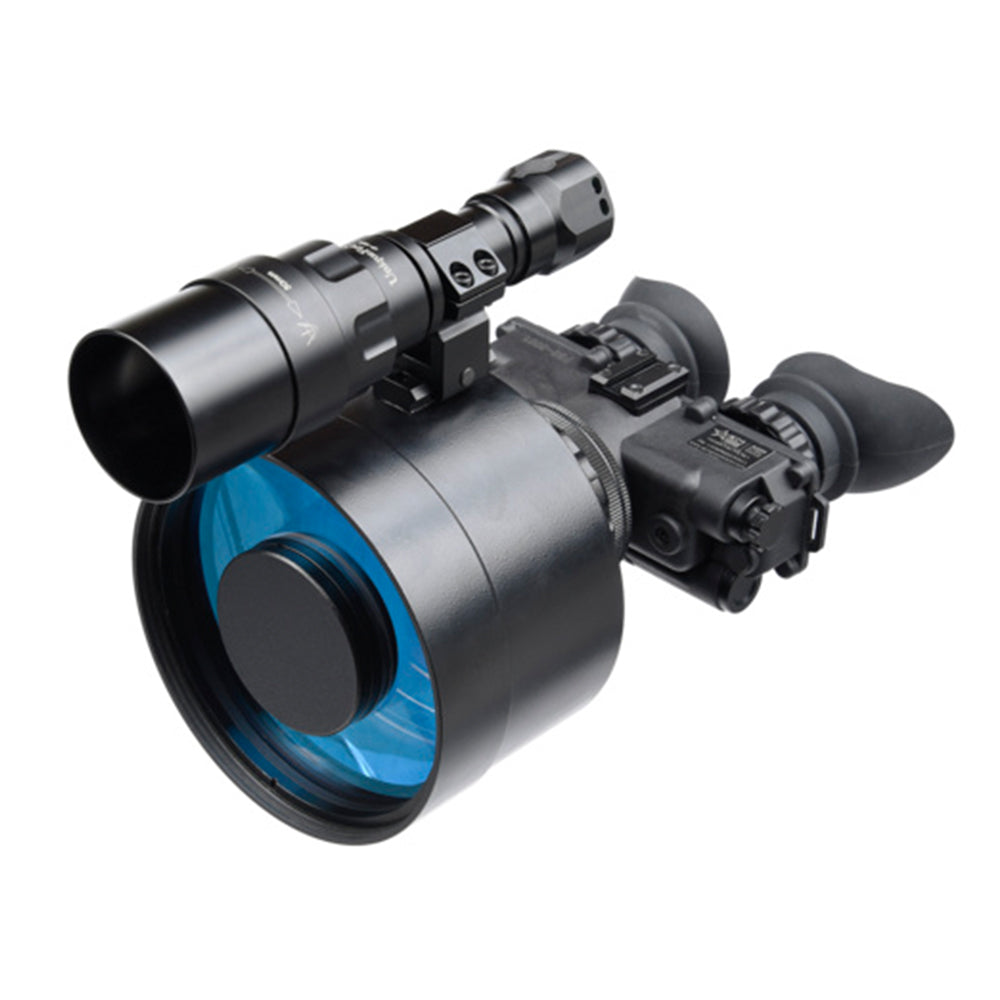 Binocular nocturno AGM FOXBAT-8 IR blanco / verde