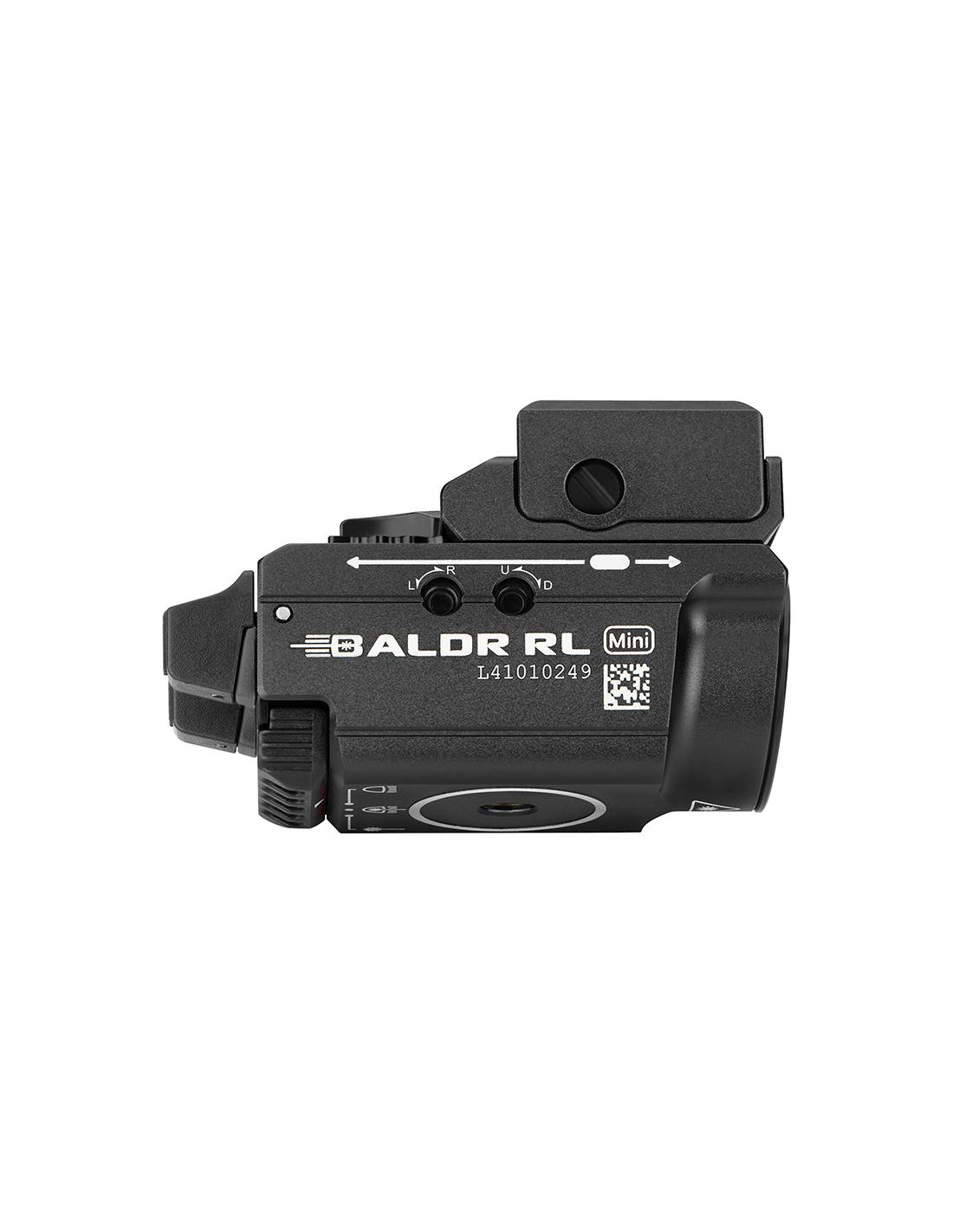 Linterna para arma con láser rojo Baldr RL Mini 600 lum. Olight