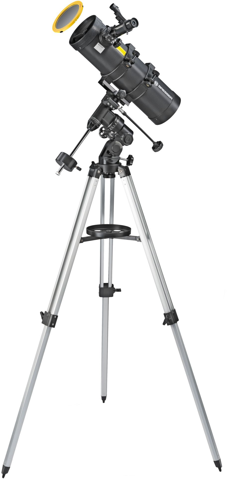 Telescopio Astronómico reflector parabólico BRESSER Spica 130/1000 EQ3 + Adaptador para Smartphone