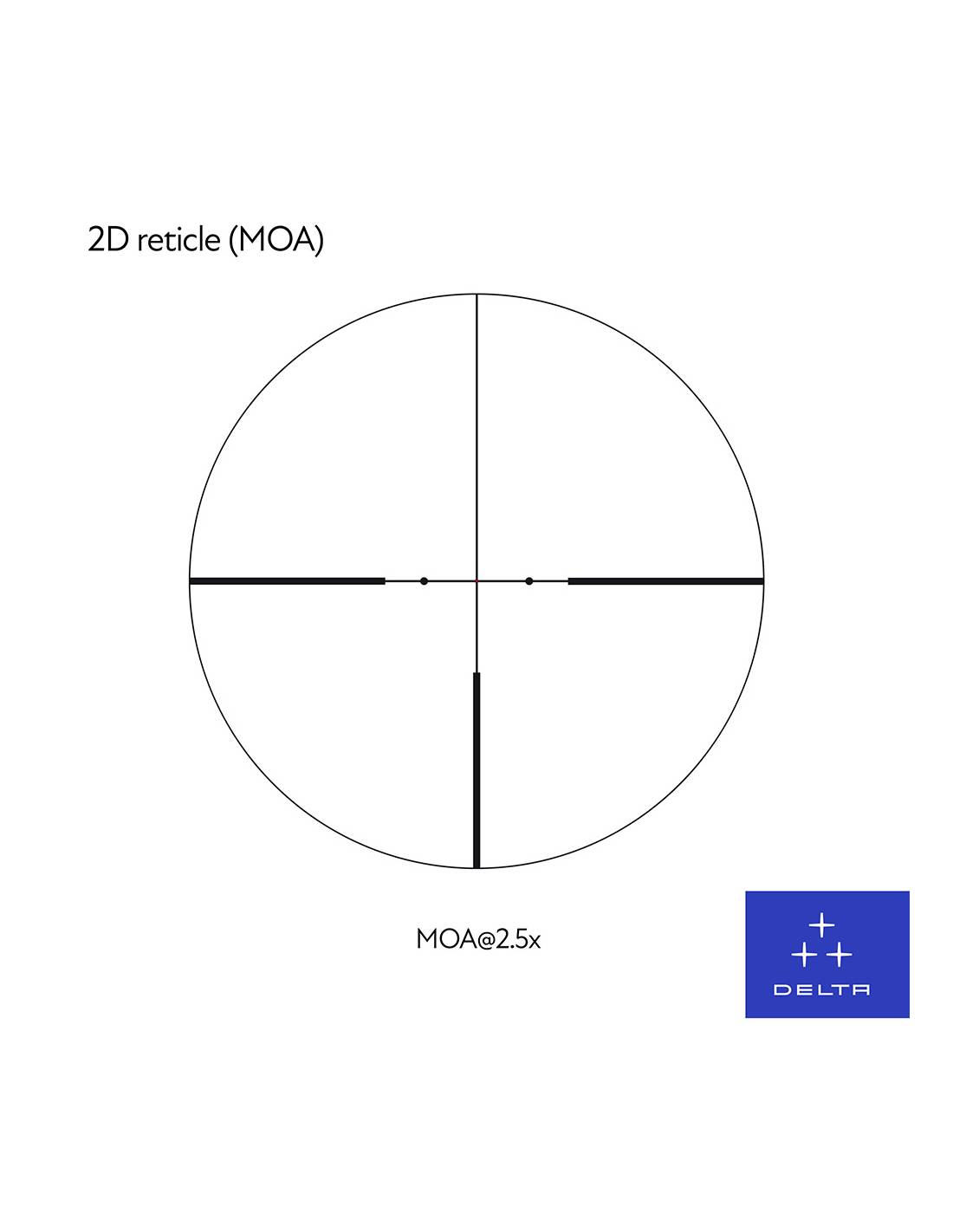 Visor DELTA Titanium HD 2,5-15x56