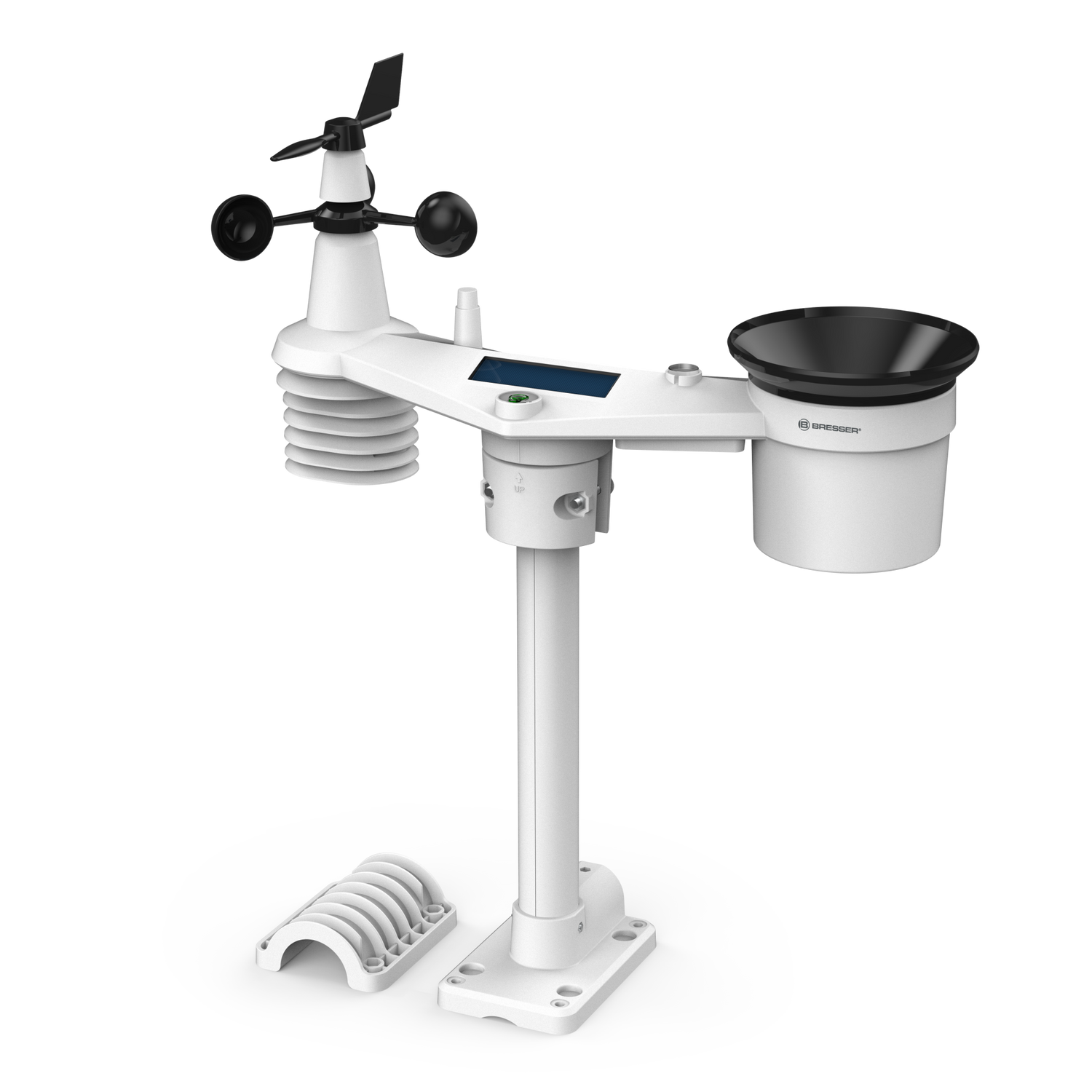 Centro meteorológico WIFI BRESSER 4CAST 4 días con sensor exterior 7 en 1