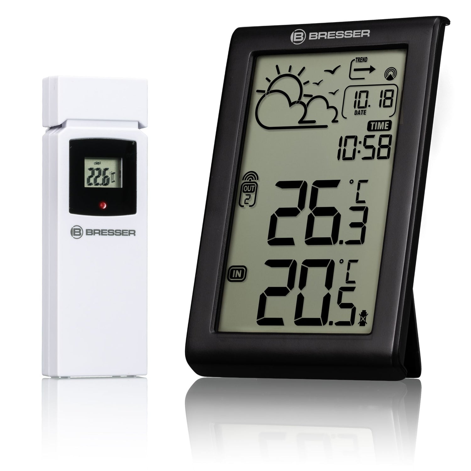 Estación meteorológica BRESSER Meteo Temp W con señal horaria DCF