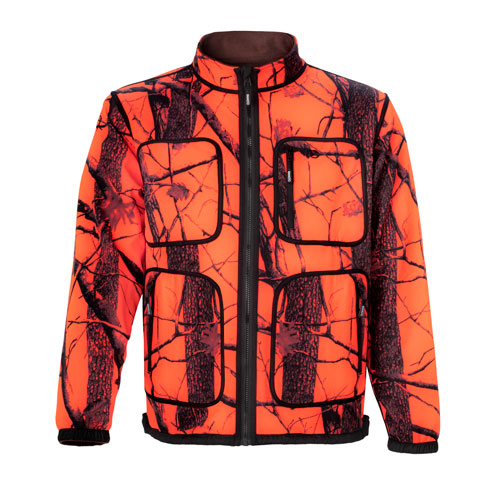 Chaqueta reversible GAMO Jabato camo naranja-marrón