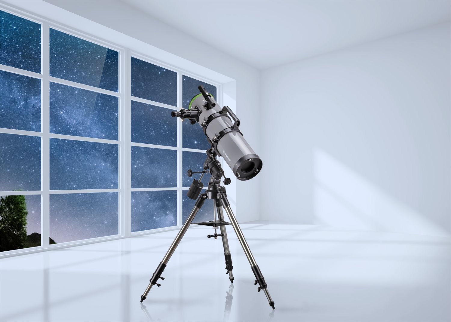 Telescopio BRESSER Space Explorer 150/750 con montura EQ-3