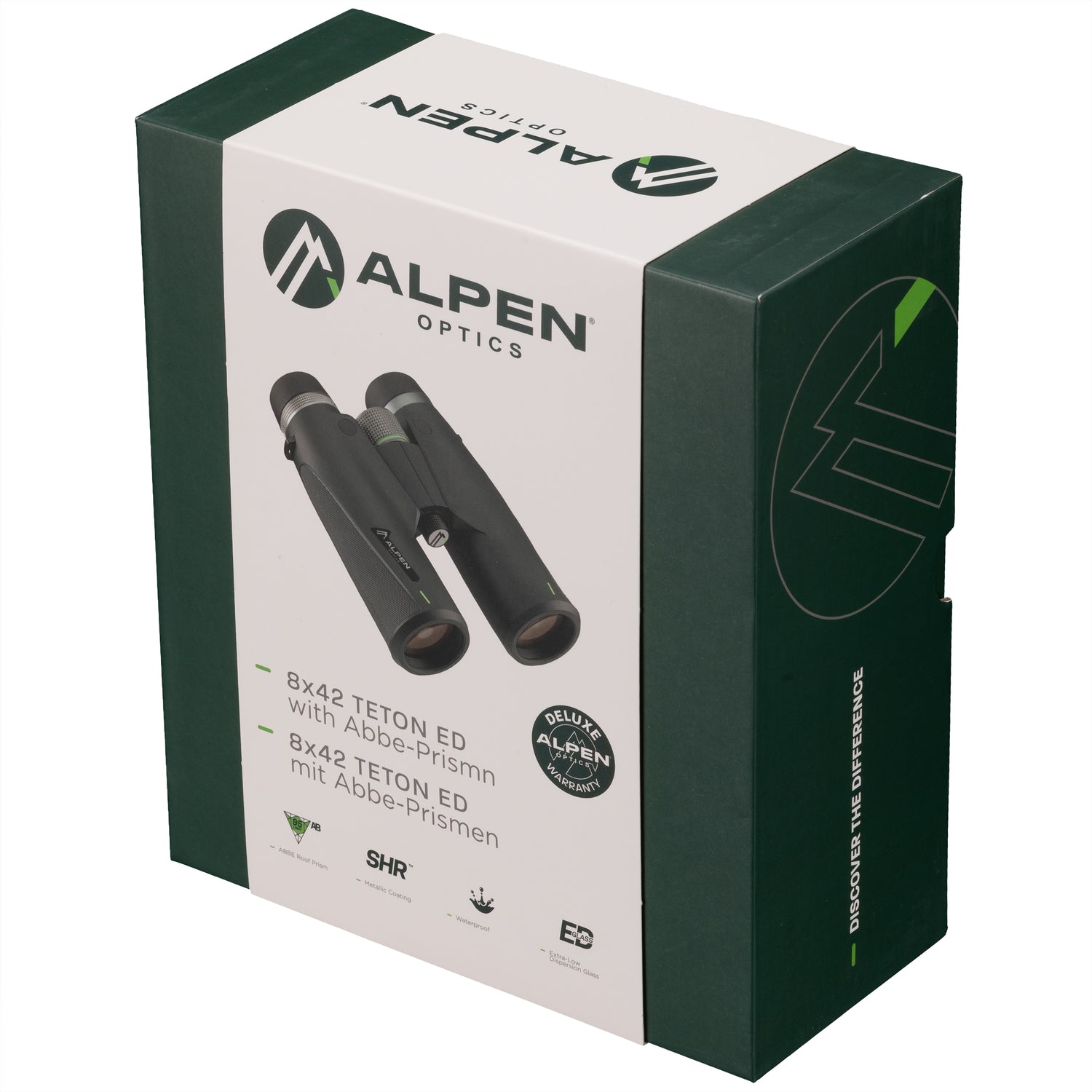 Prismáticos ALPEN OPTICS Teton 8x42 con prismas de Abbe / cristal ED