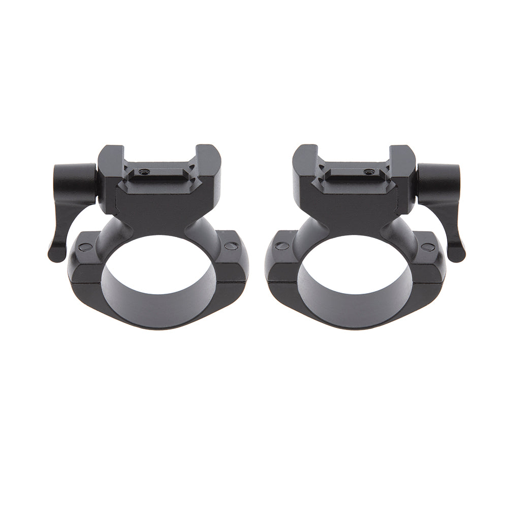 Anillas desmontables de acero 2 tornillos 30mm Weaver y Picatinny B-Vision