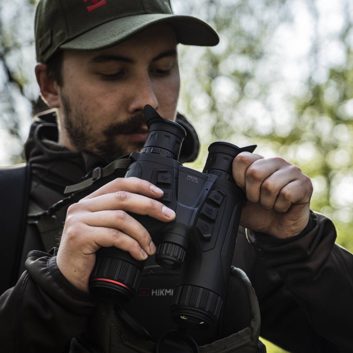 Binocular multiespectro con telémetro + IR 940 nm 850 nm Habrok 4K HQ35L HIKMICRO