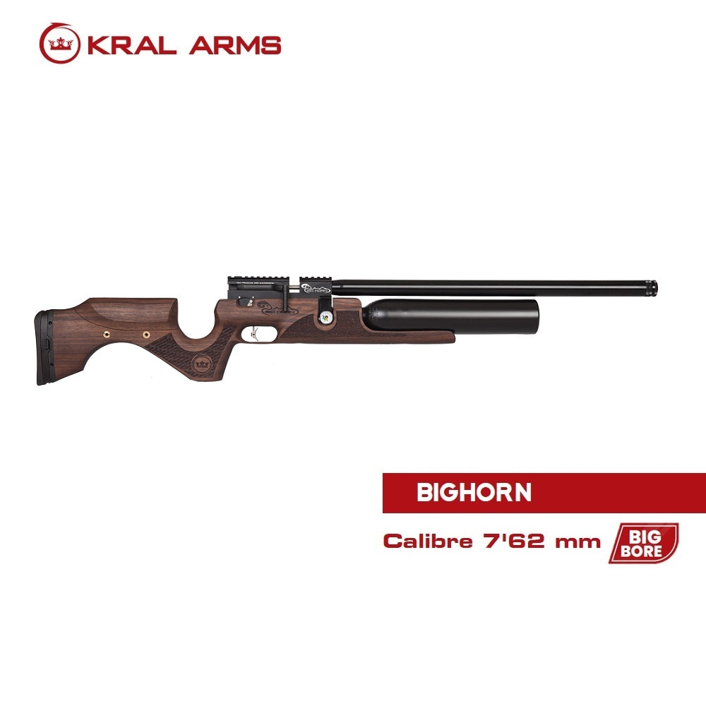 Carabina PCP KRAL Puncher Bighorn cal. 7,62 mm - 24 Julios