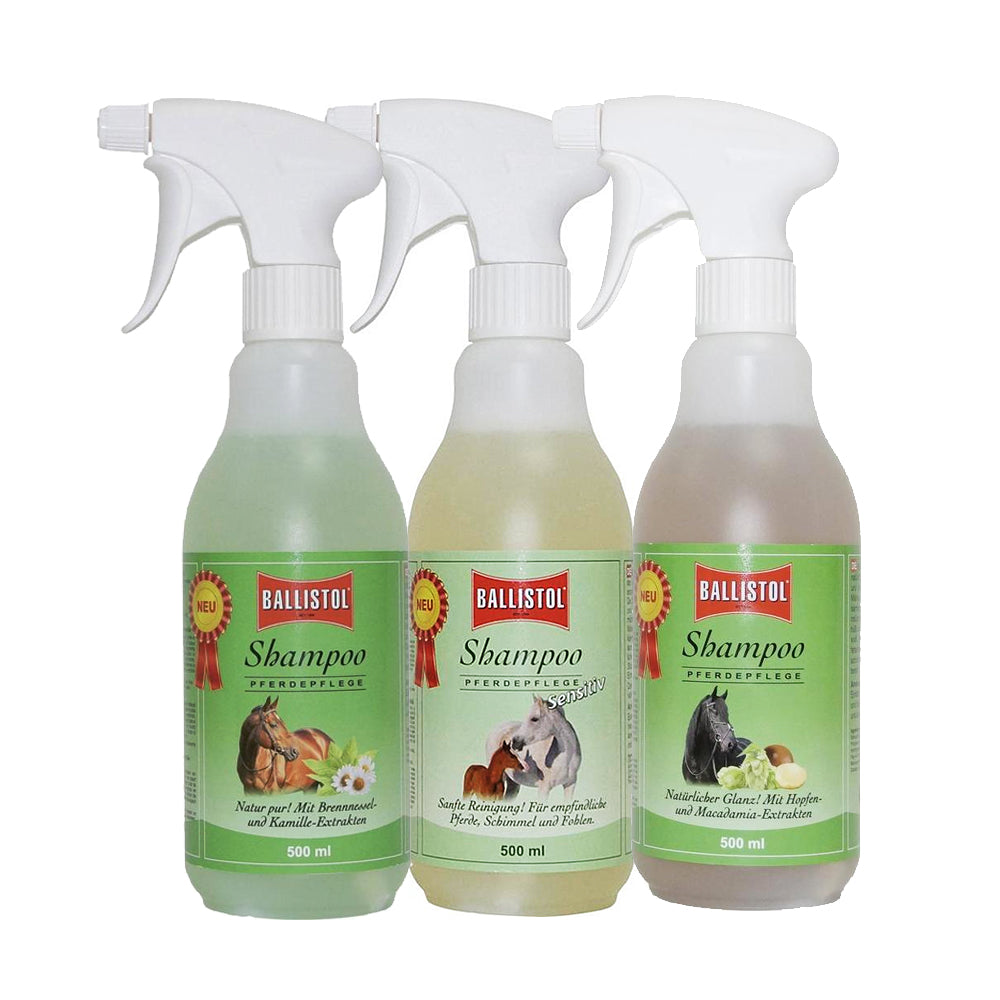 Display Shampoo Caballos Surtido de Ballistol - 6 uds. 500 ml